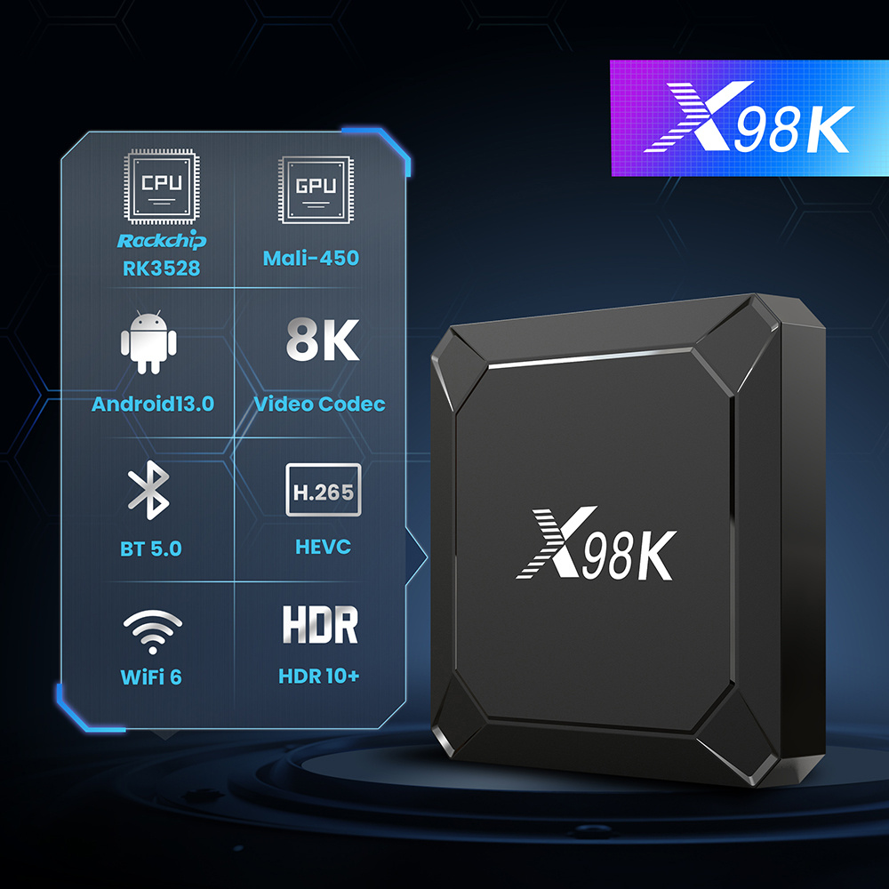 Radxa Rock 5B 16Gb - Nouveau X98K Android 13 TV Box