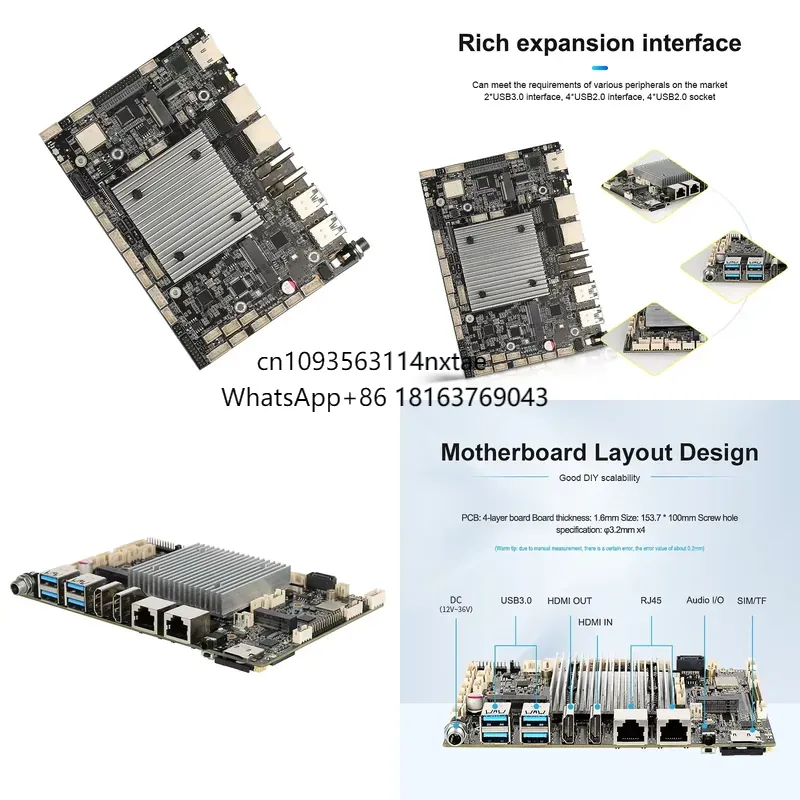 Rk3588 Mini Pc Board - 2026 Hot! Carte mère de développement