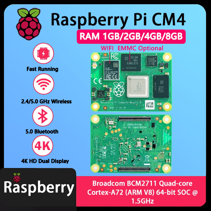 Compute Module 4 32Gb Wifi - Raspberry Pi CM4 1 Go/2 Go/4