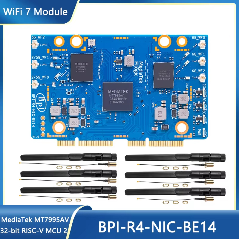 Bananapi Bpi R4 Wifi 7 - Module WiFi 7 Banana Pi BPI-R4-NIC-BE14,