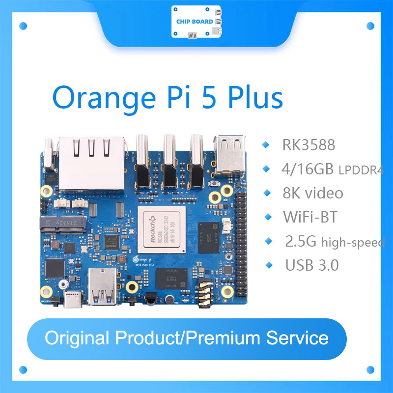 Radxa Rock 5B 16Gb - Orange Pi 5 Plus-Carte de développement