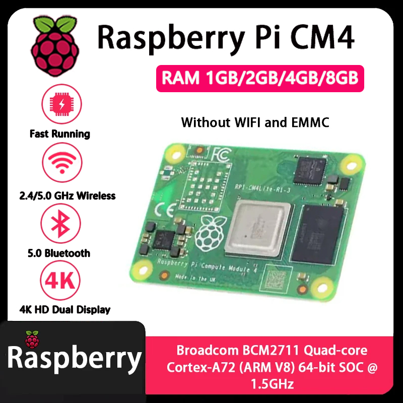 Raspberry Pi CM4 1 Go/2 Go/4 G - Compute Module 4 32Gb Wifi avis et prix