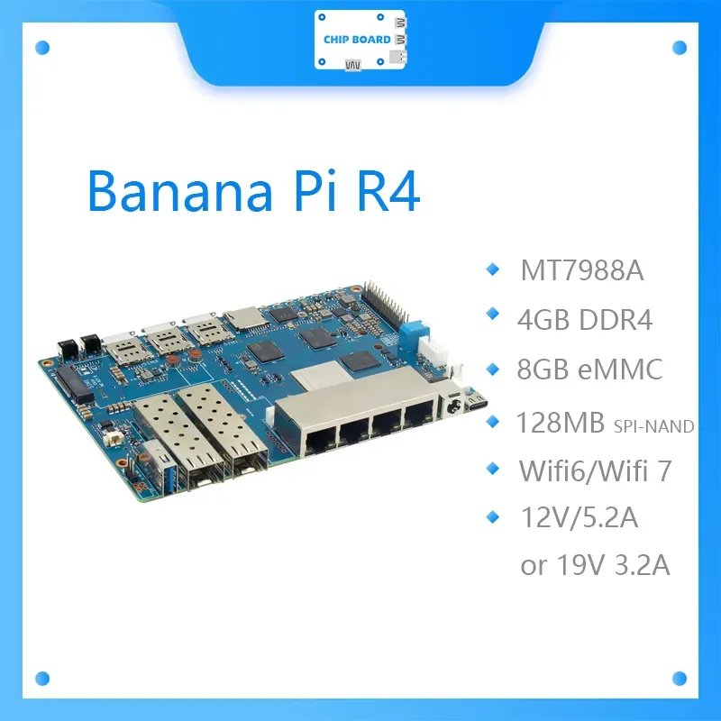 2026 : Chaud ! Carte Banana Pi - Bananapi Bpi R4 Wifi 7 avis et prix